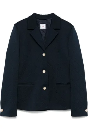 Casablanca Monogram-jacquard single-breasted jacket