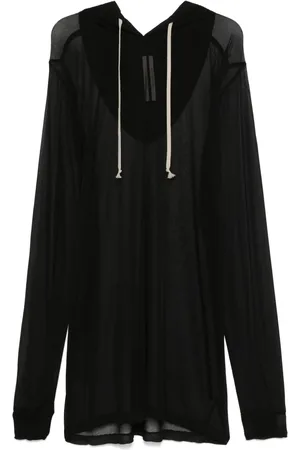 Rick Owens Semi-sheer hoodie