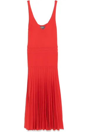 ERIC BOMPARD Pleated tank dress