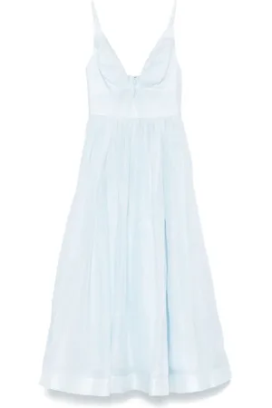 ZIMMERMANN Illuminate V-neck midi dress