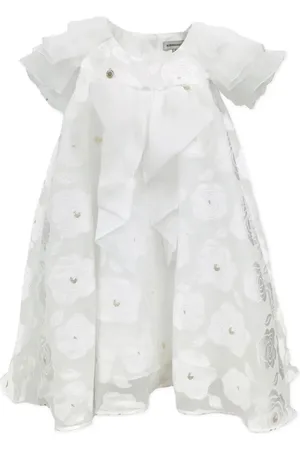 BCBG KIDS Floral-embroidery dress