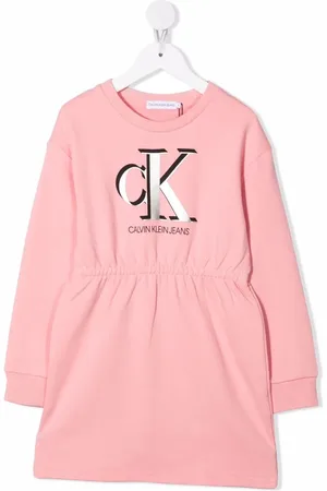 Calvin Klein Logo-print organic cotton dress