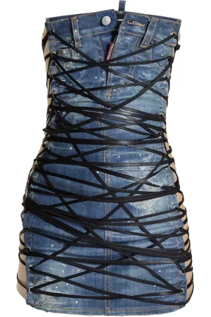Dsquared2 Corset denim dress