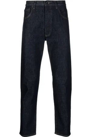 Prada Triangle-logo straight-leg jeans