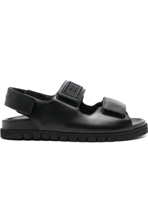 Elisabetta Franchi Leather flat sandals