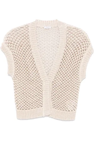 PESERICO SIGN Open-knit cardigan
