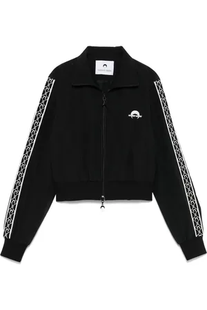 Marine Serre Logo-embroidered jacket