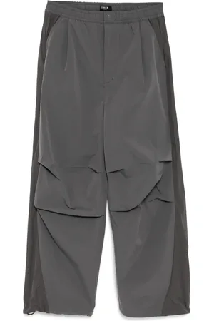 FIVE CM Panelled wide-leg trousers