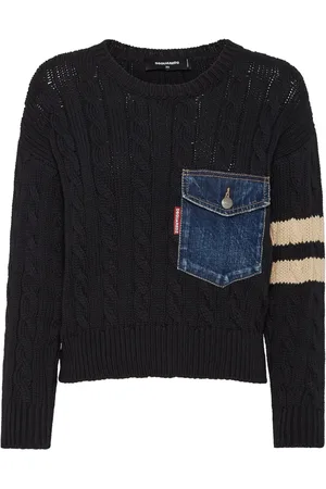 Dsquared2 Pocket cable-knit jumper