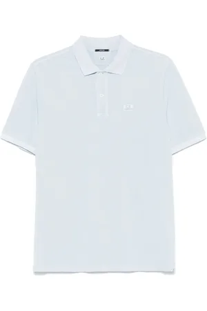 C.P. Company Logo-embroidered polo shirt