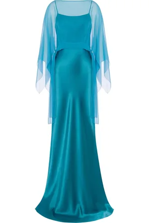 Alberta Ferretti Satin maxi dress