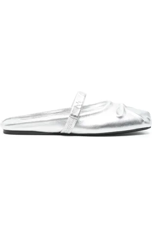 Marni Metallic-effect slippers