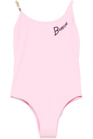 BARROW Logo-embroidered swimsuit