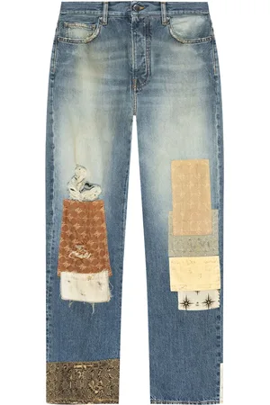 AMIRI Patchwork straight-leg jeans