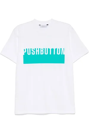 pushBUTTON Logo-print T-shirt