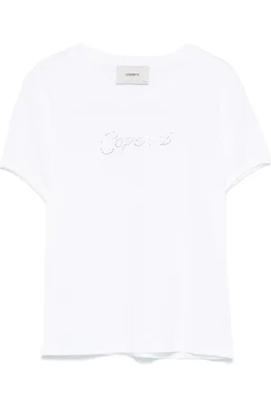 COPERNI Crystal embellished-logo T-shirt