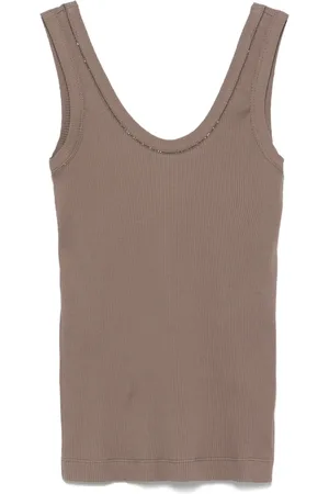 Brunello Cucinelli Ribbed tank top