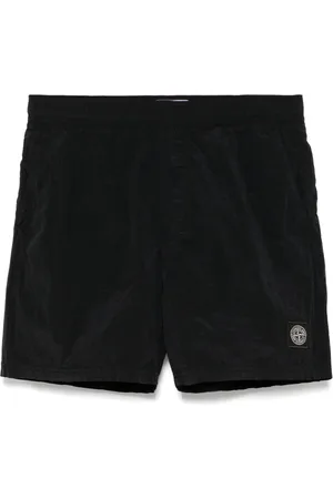 Stone Island Logo-appliqu?? shorts