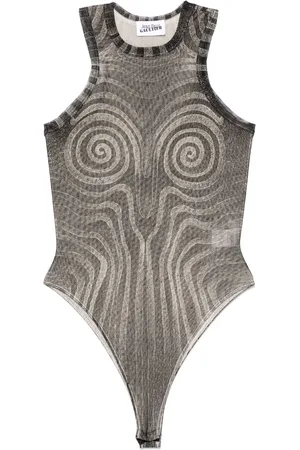 Jean Paul Gaultier Spiral mesh bodysuit