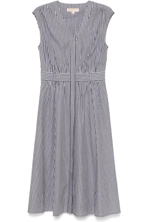 Michael Kors Striped midi dress