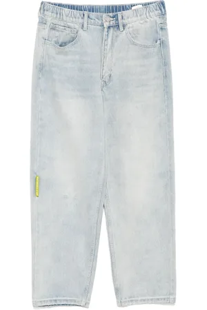 A Bathing Ape Moonface-logo jeans