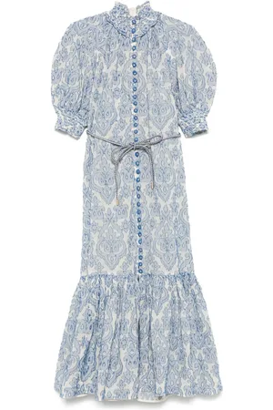 ZIMMERMANN Wylie Lantern midi dress