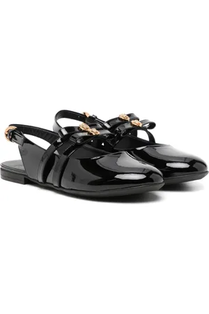 VERSACE Leather ballerinas