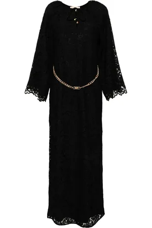 Michael Kors Floral-lace bell-sleeves kaftan