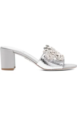 RENE CAOVILLA Crystal embellishment sandals