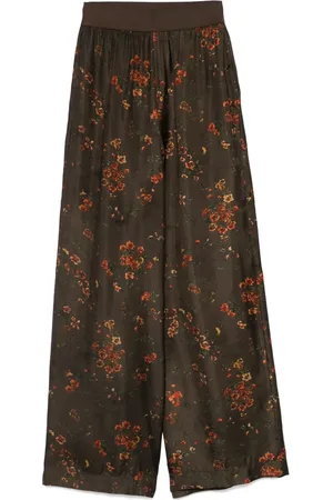 UMA WANG Floral-print trousers