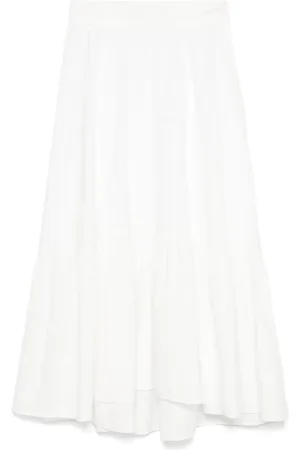 Maje Floral-embroidered maxi skirt