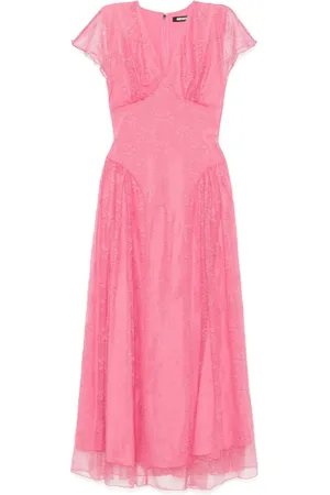 ROTATE Lace maxi dress