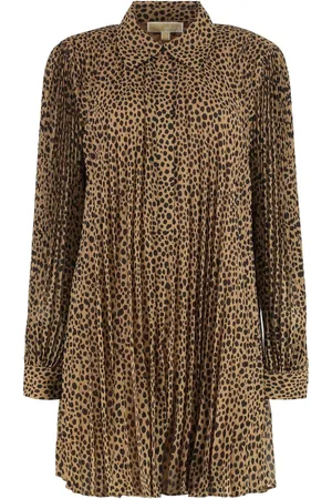 Michael Kors Printed pleated dress