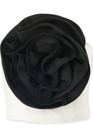 Carolina Herrera Floral-appliqu?? silk dress