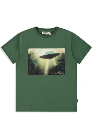 Molo Graphic-print organic cotton T-shirt