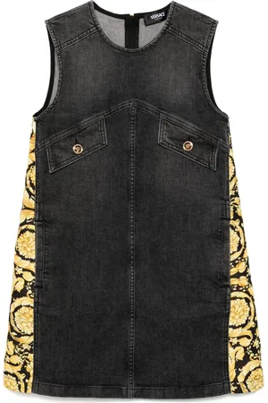 VERSACE Denim sleeveless dress
