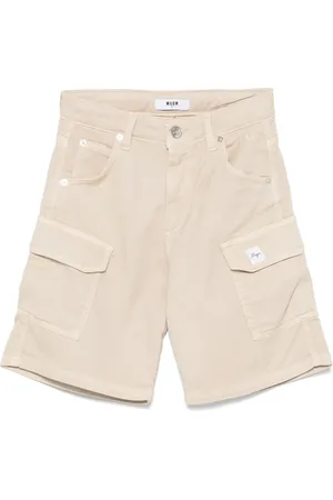 Msgm Logo-patch cargo shorts