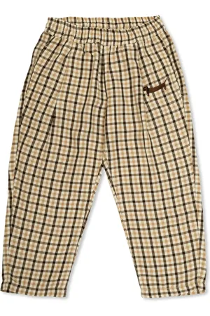 Mini Rodini Gingham-check trousers