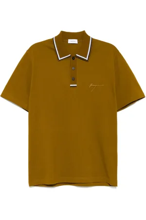 Salvatore Ferragamo Logo-embroidered polo shirt