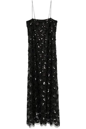ROTATE Sequinned maxi dress