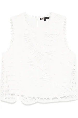 Maje Embroidered tank top