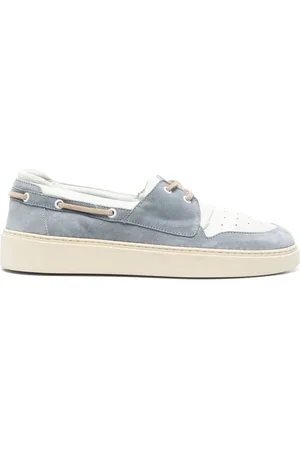 ELEVENTY Leather boat shoes