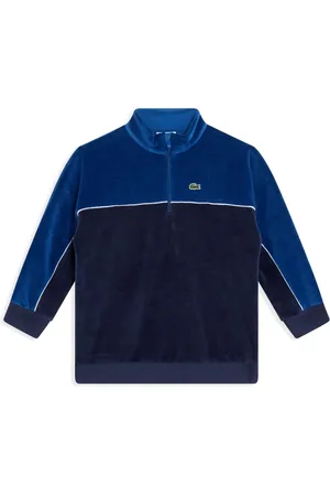 Lacoste Colourblock velour sweatshirt