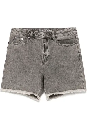 Michael Kors Fringed denim shorts