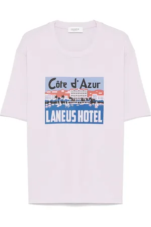 LANEUS Printed T-shirt