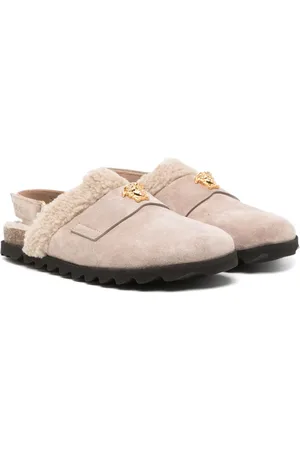 VERSACE Suede slippers