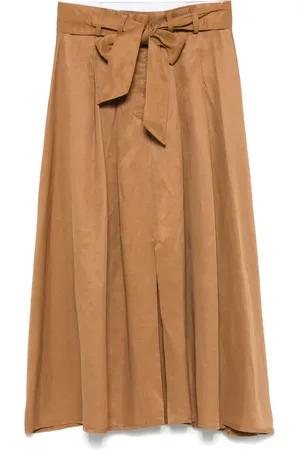 Kaos Pleated midi skirt