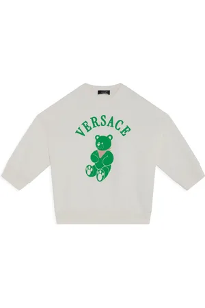 VERSACE Logo-print sweatshirt