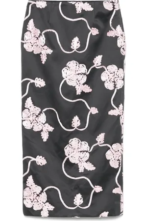 ROTATE Appliqu?? pencil skirt