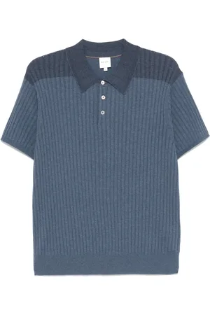 Paul Smith Ribbed-knit polo shirt